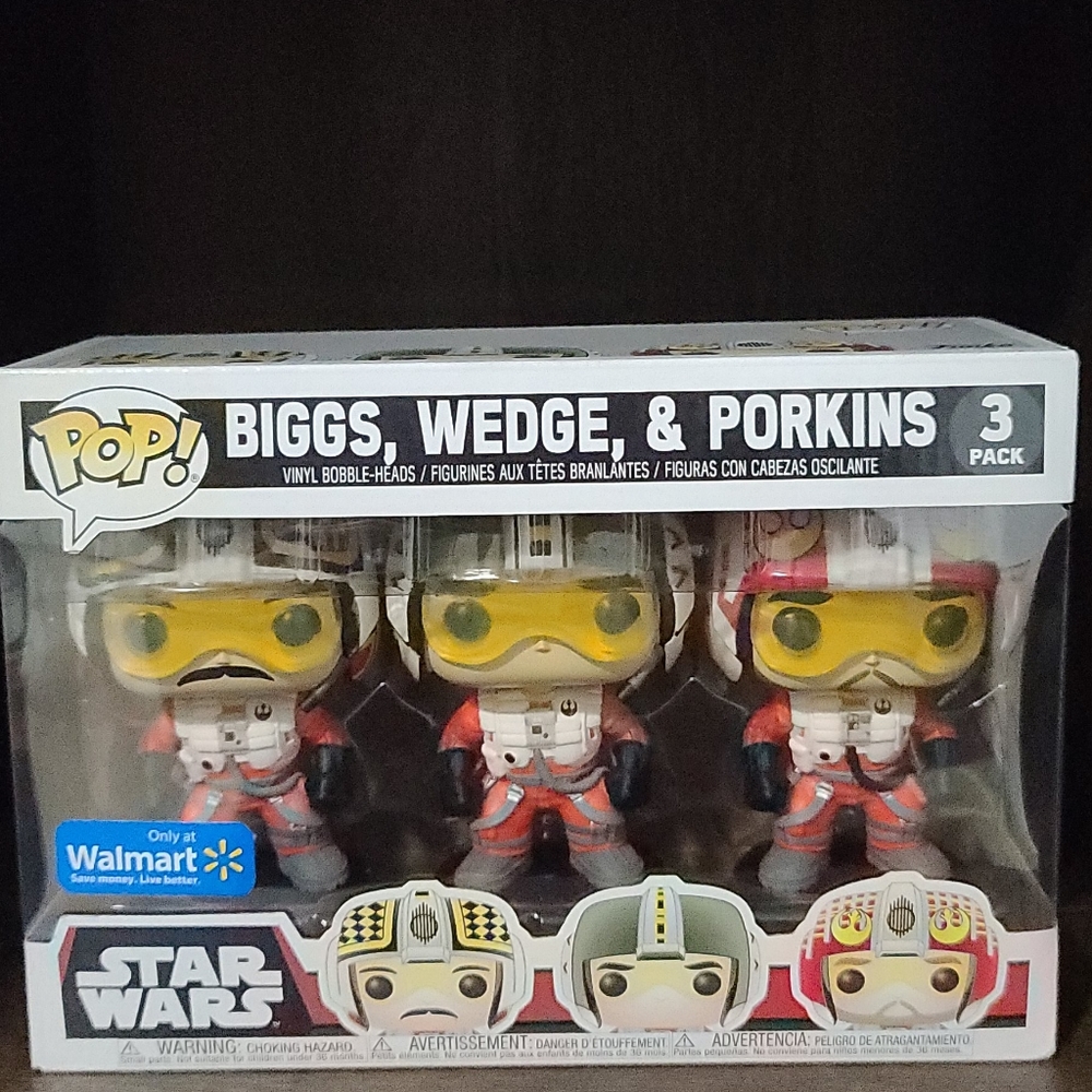 Funko POP! Star Wars Biggs,Wedge, & Porkins 3 pack